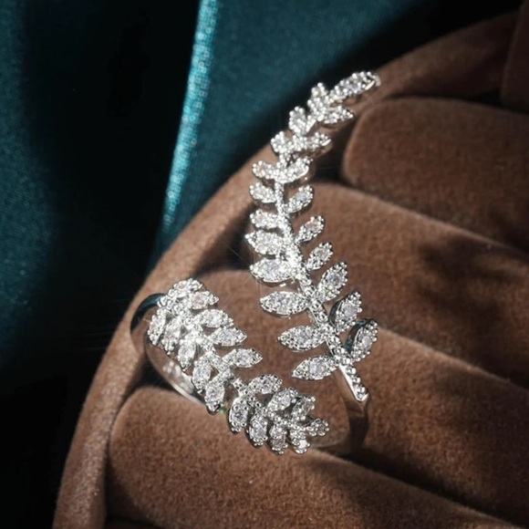 SAPPHIRE BRIDAL WEDDING RING - Picture 4 of 8